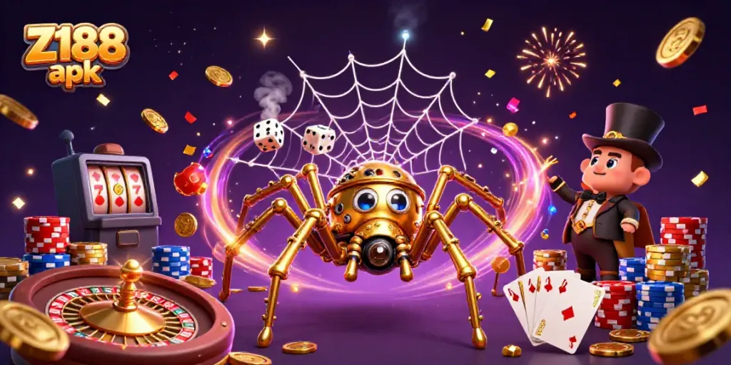 Experience the thrill of winning jackpots with Z188 apk's immersive casino environment.