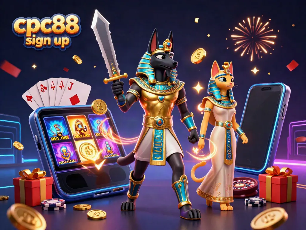 CPC88 sign up illustration showing vibrant characters and casino elements for engaging user experience