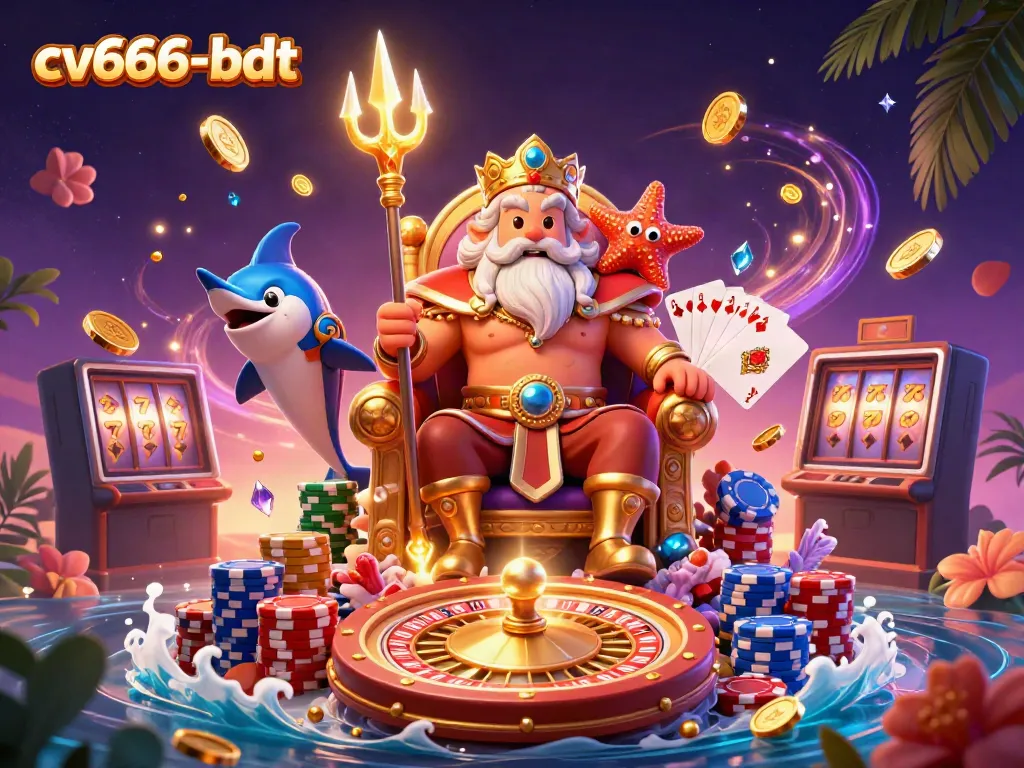 Experience the excitement of cv666-bdt with vibrant casino elements and engaging characters.