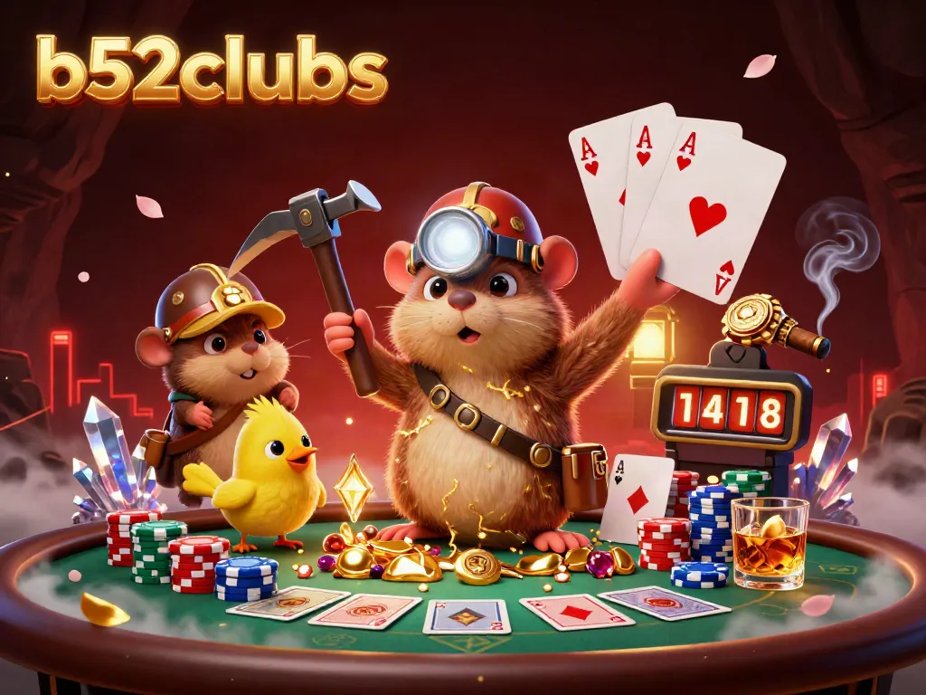 Engage with exciting b52clubs gaming moments featuring treasure hunter exploring a vibrant casino scene