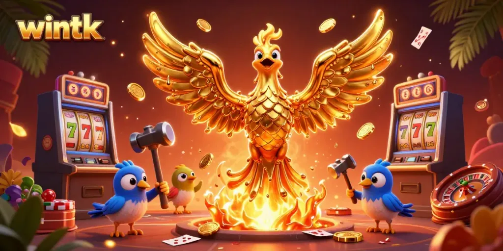 Experience the excitement of wintk casino with a molten phoenix and dynamic slot machines.