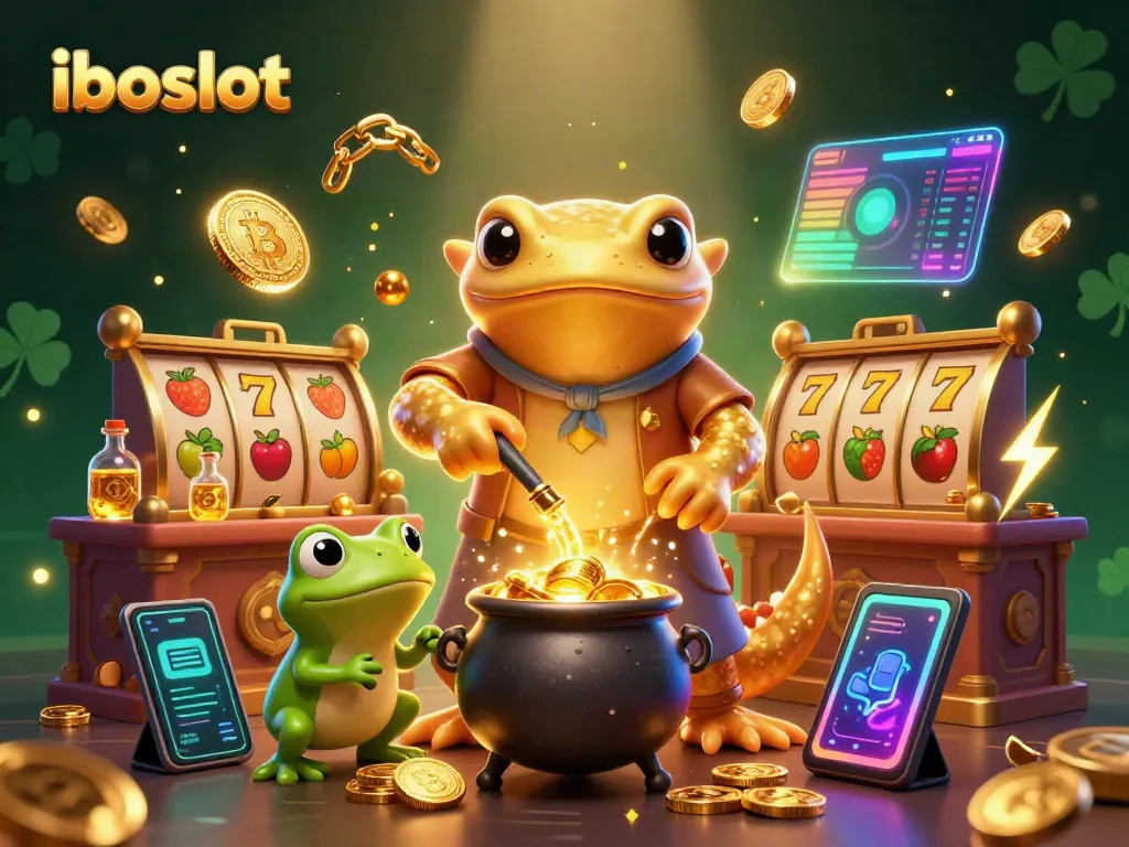 Play the exciting iboslot games with immersive 3D visuals of gold transmutation and rewards.
