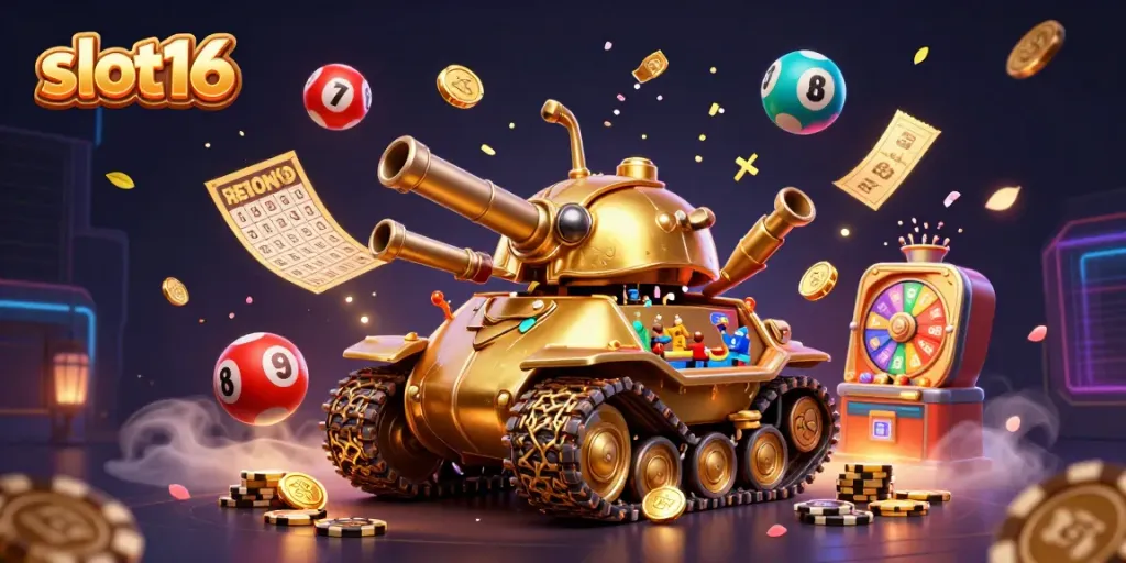 Win big with slot16 at this lively mini casino inside a golden beetle tank.