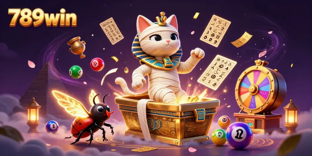 Experience the thrill of 789win with a vibrant, engaging 3D casino illustration of ancient themes.